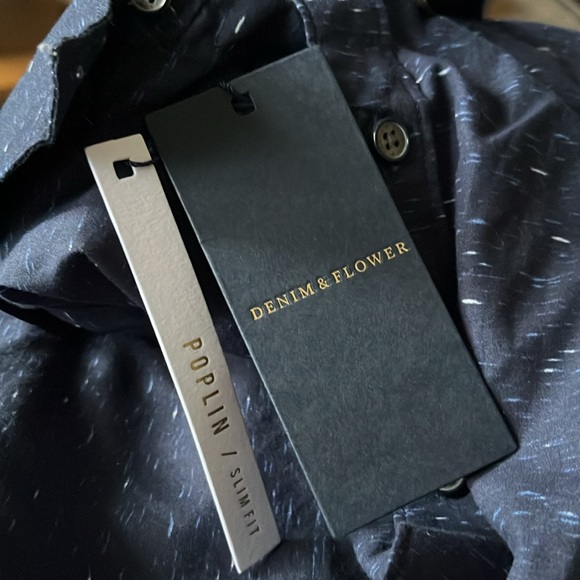 Denim & Flower Long sleeve Polo Shirt - Picture 9 of 10